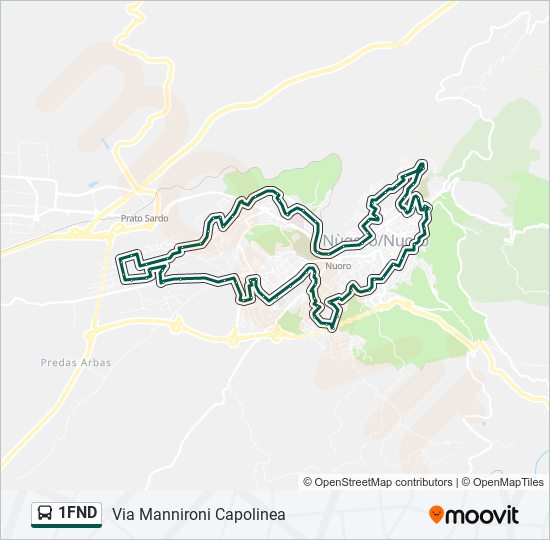 1FND bus Line Map