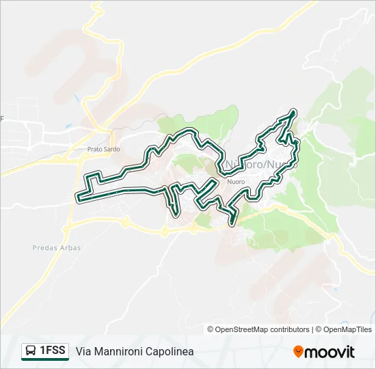 1FSS Bus Line Map