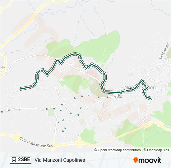 2SBE Bus Line Map