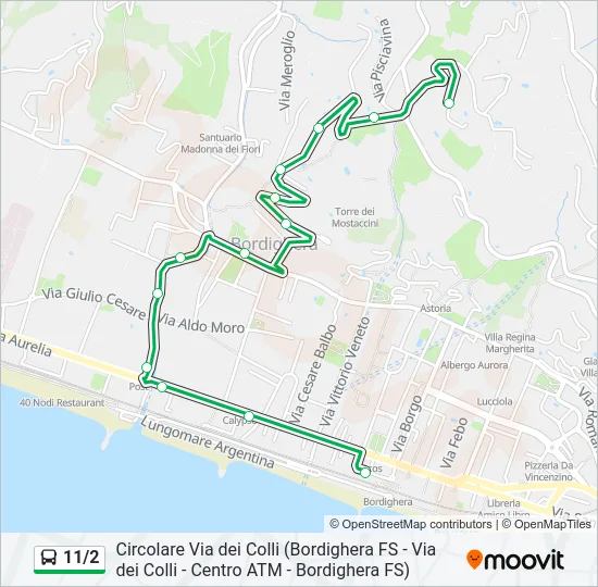 11/2 Bus Line Map