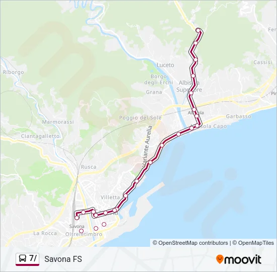 7/ Bus Line Map