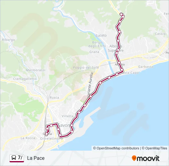 7/ Bus Line Map