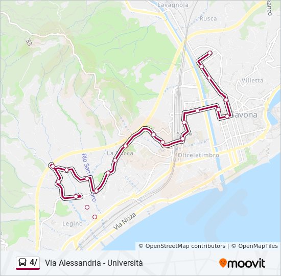 4/ bus Line Map