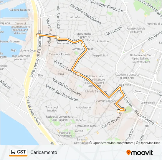 CST Bus Line Map