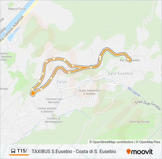 T15/ Bus Line Map