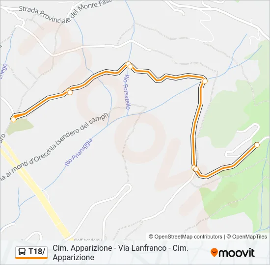 T18/ Bus Line Map
