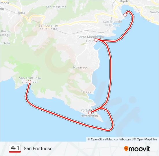 1 Navebus Line Map