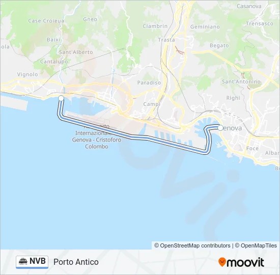 NVB Navebus Line Map