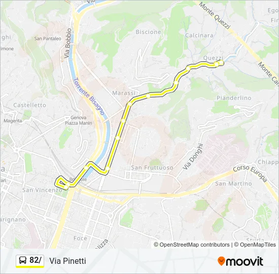 82/ Bus Line Map
