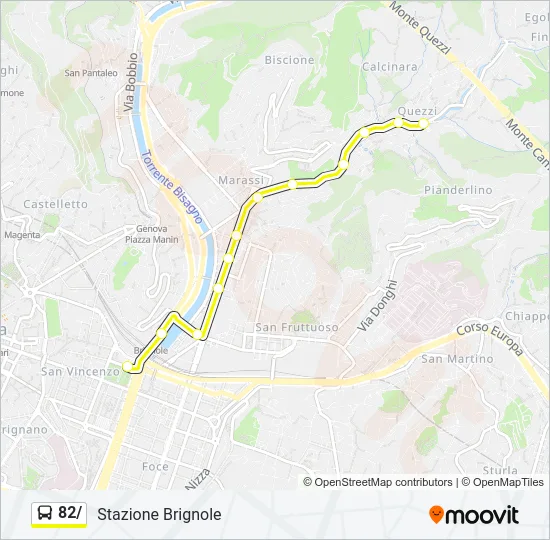82/ Bus Line Map