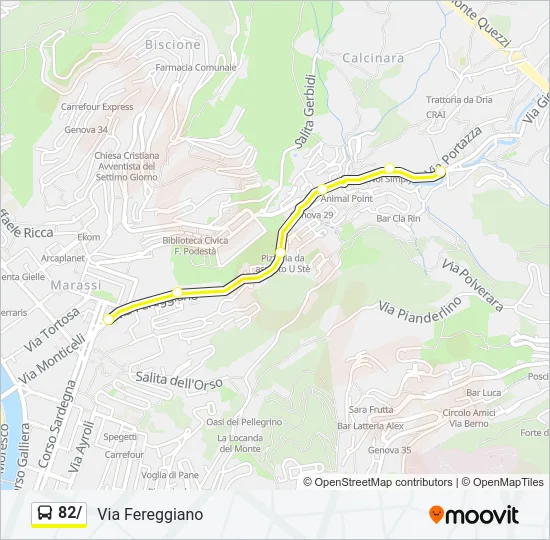 82/ Bus Line Map