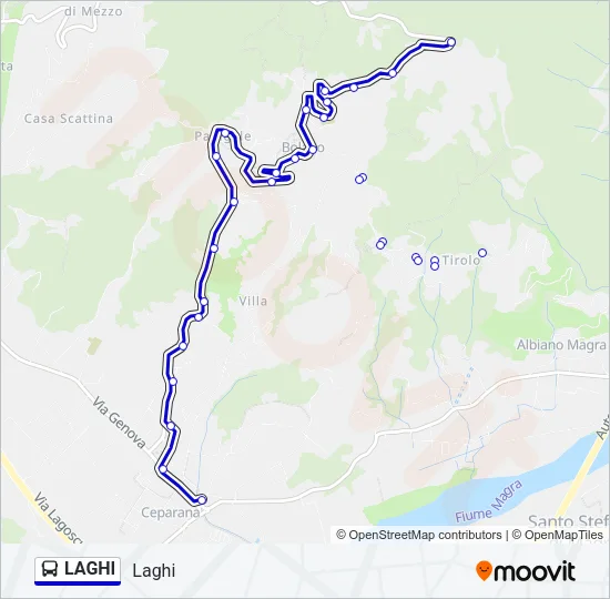 LAGHI Bus Line Map