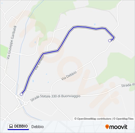 DEBBIO bus Line Map