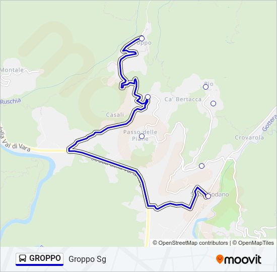 GROPPO bus Line Map