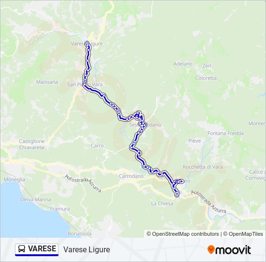 VARESE bus Line Map