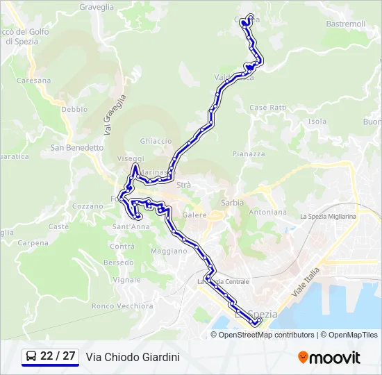 22 / 27 Bus Line Map