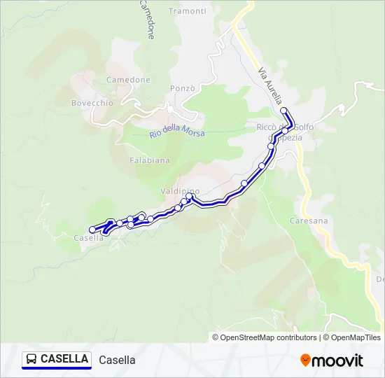 CASELLA Bus Line Map