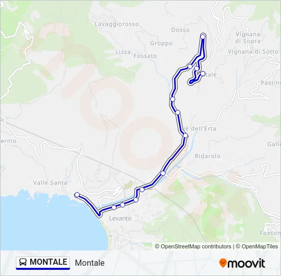 MONTALE Bus Line Map