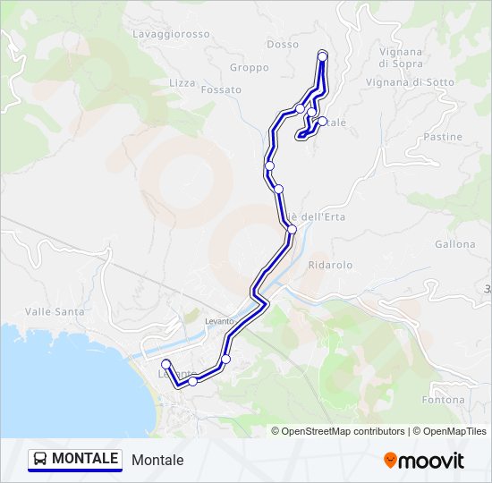 MONTALE bus Line Map