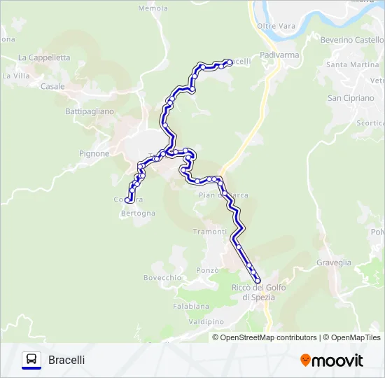 BRACELLI Bus Line Map
