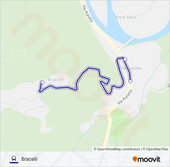 BRACELLI Bus Line Map