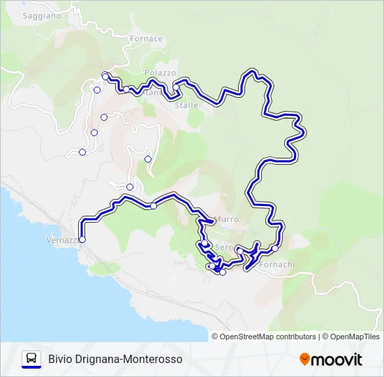 DRIGNANA Bus Line Map