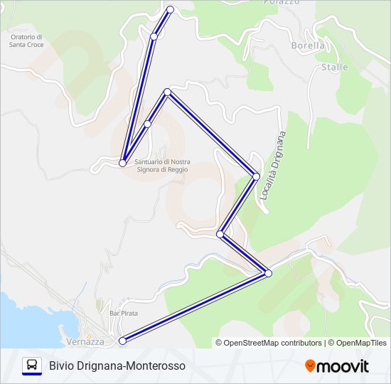 DRIGNANA bus Line Map