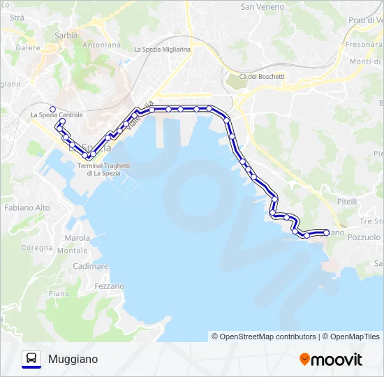 MUGGIANO Bus Line Map