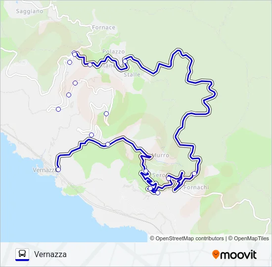 VERNAZZA Bus Line Map