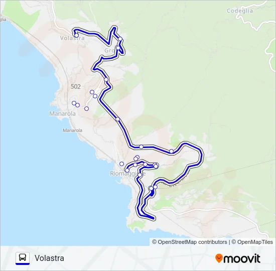 VOLASTRA Bus Line Map