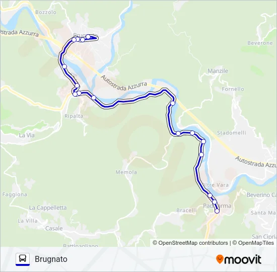 LA SPEZIA Bus Line Map