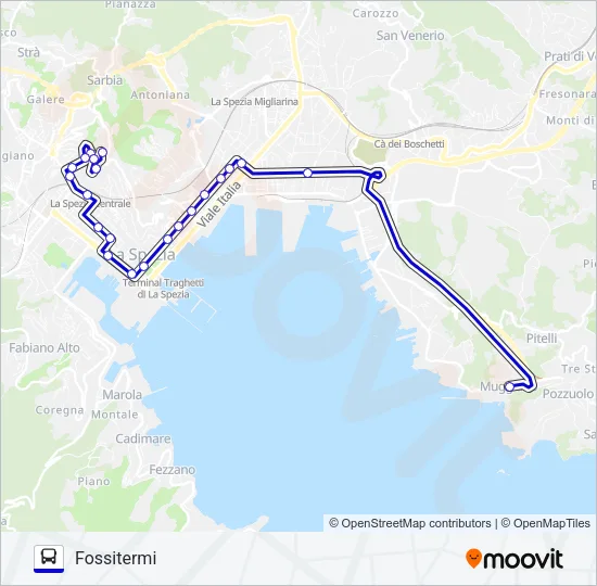 FOSSITERMI Bus Line Map