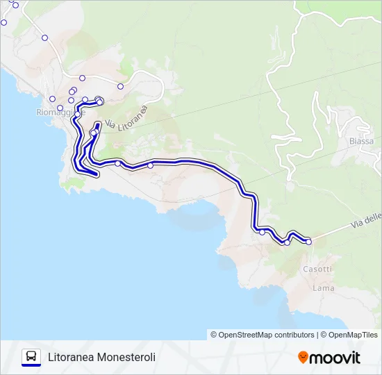 MONESTEROLI Bus Line Map