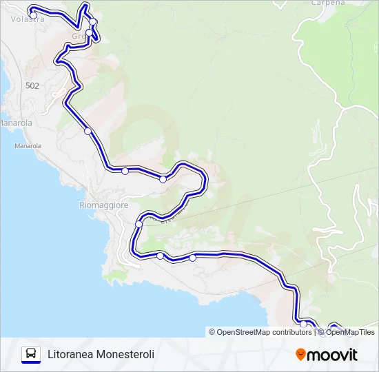 MONESTEROLI Bus Line Map