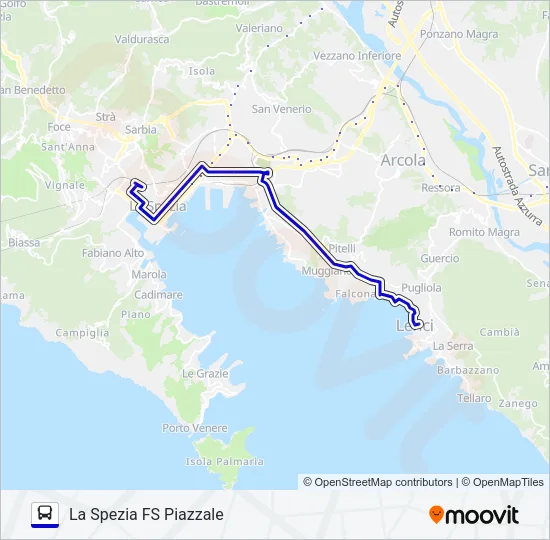 STAZIONE FS Bus Line Map