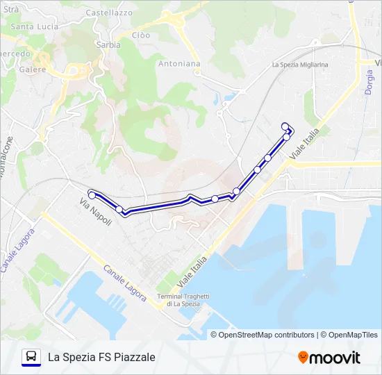STAZIONE FS Bus Line Map