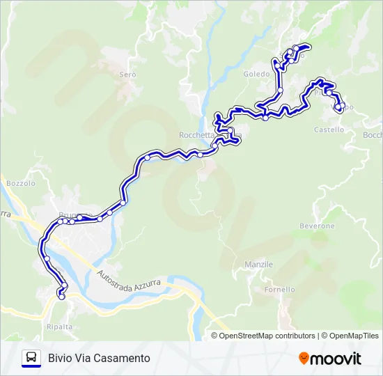 SUVERO CAPOLINEA Bus Line Map