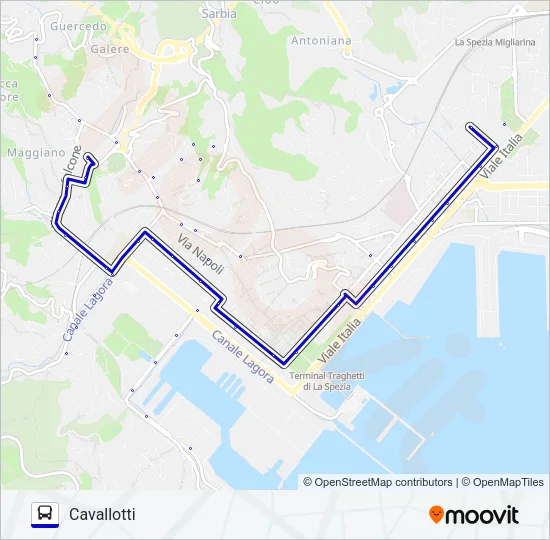 DEPOSITO MAZZETTA Bus Line Map