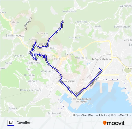 DEPOSITO MAZZETTA Bus Line Map