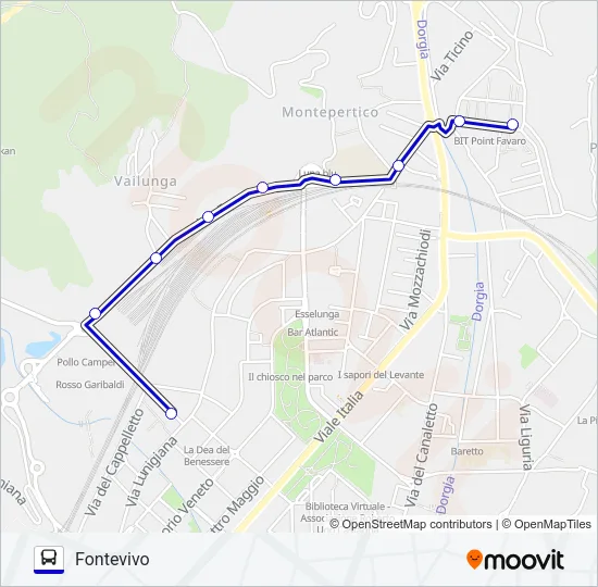 DEPOSITO MAZZETTA Bus Line Map