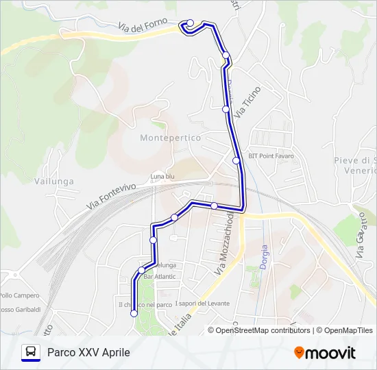 DEPOSITO MAZZETTA Bus Line Map