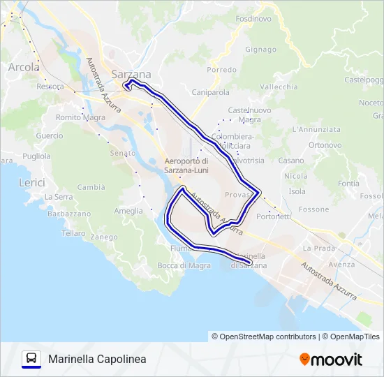 MARINELLA CAPOLINEA Bus Line Map