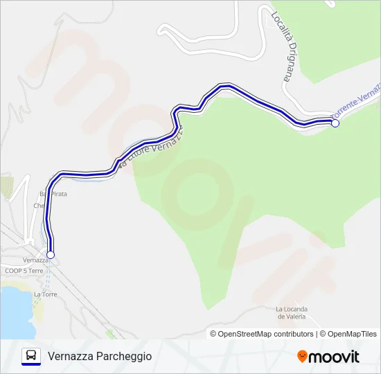 PARCHEGGIO VERNAZZA Bus Line Map