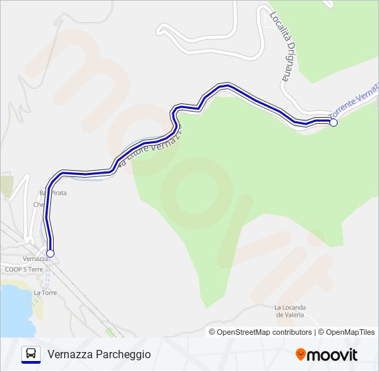 PARCHEGGIO VERNAZZA bus Line Map