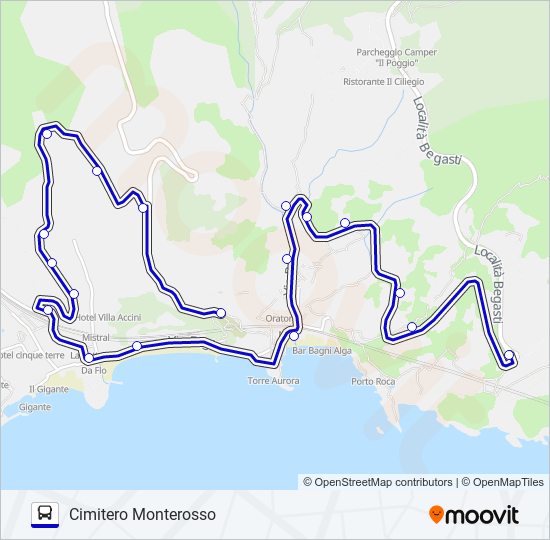 CIMITERO bus Line Map