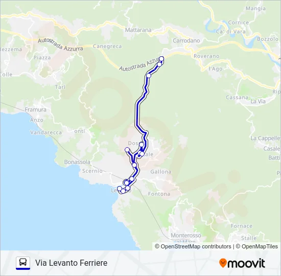 FERRIERE Bus Line Map