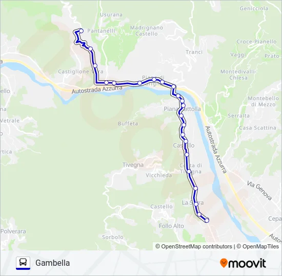 GAMBELLA Bus Line Map