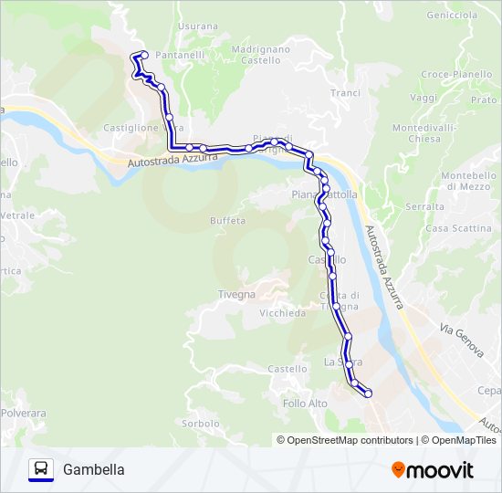 GAMBELLA bus Line Map
