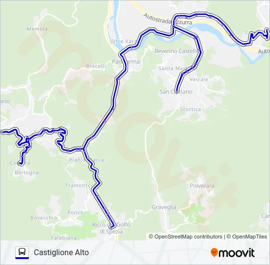 CASTIGLIONE Bus Line Map