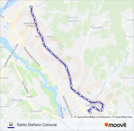 SANTO STEFANO Bus Line Map